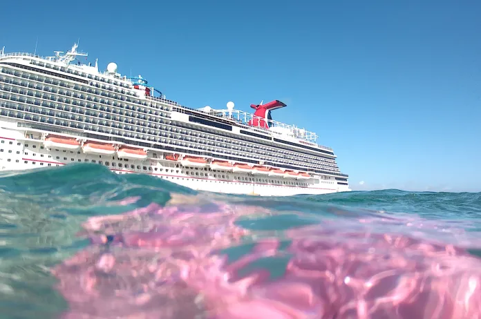 Carnival Cruise in ocean