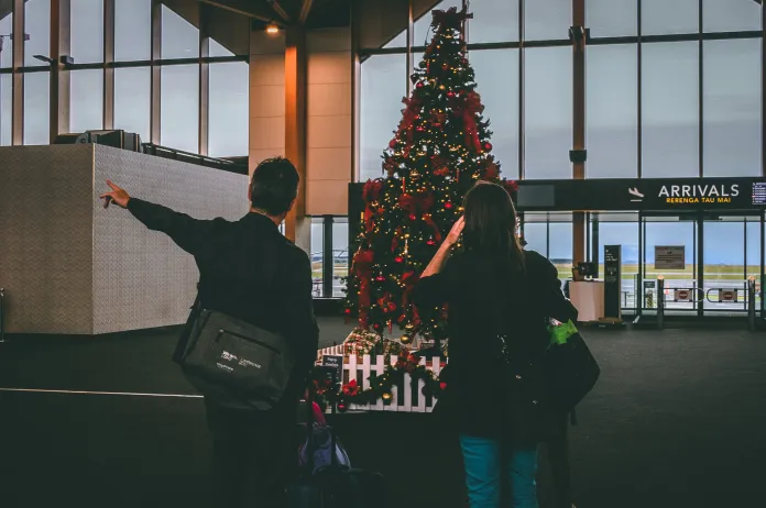 Holiday at airport