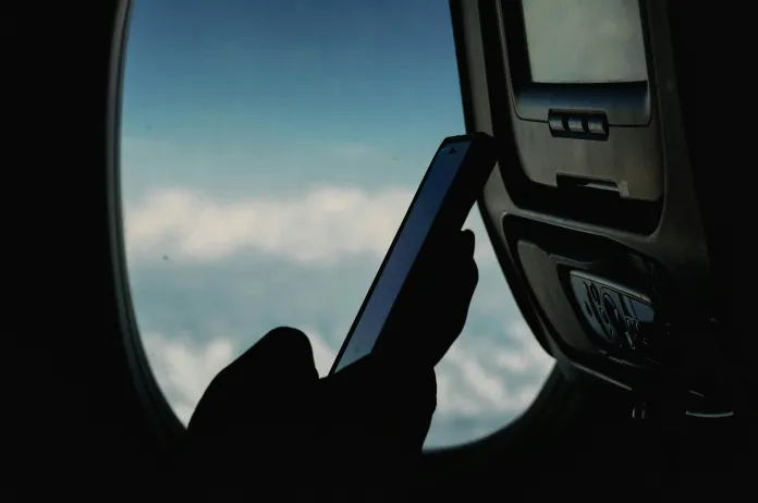 Phone on plane