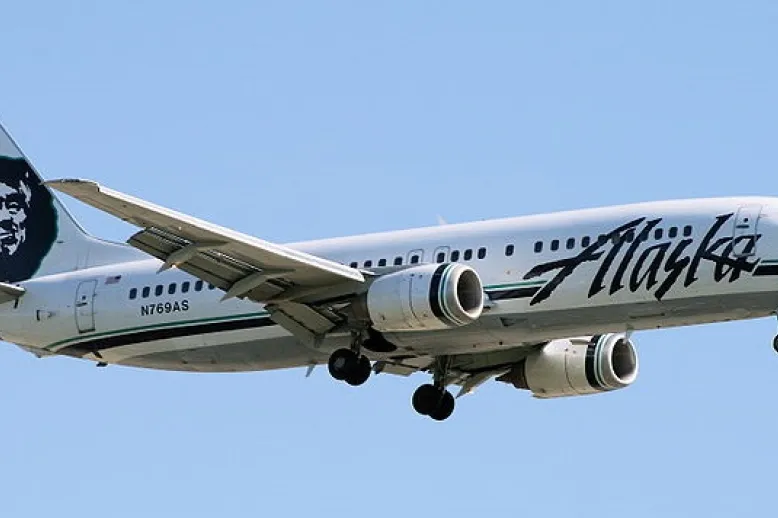 Alaska airlines plane