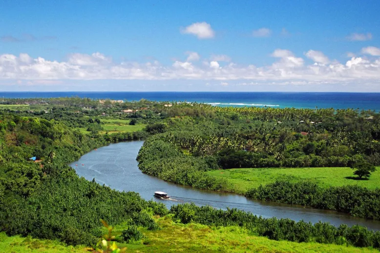 Wailua river kauai hawaii