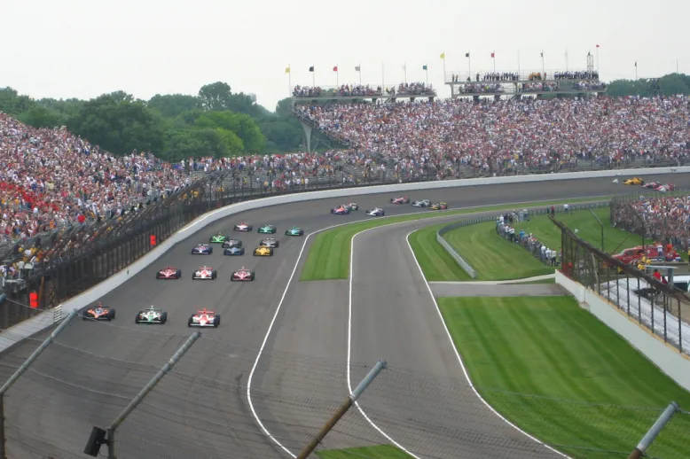 2007 indianapolis 500 starting field formation before start