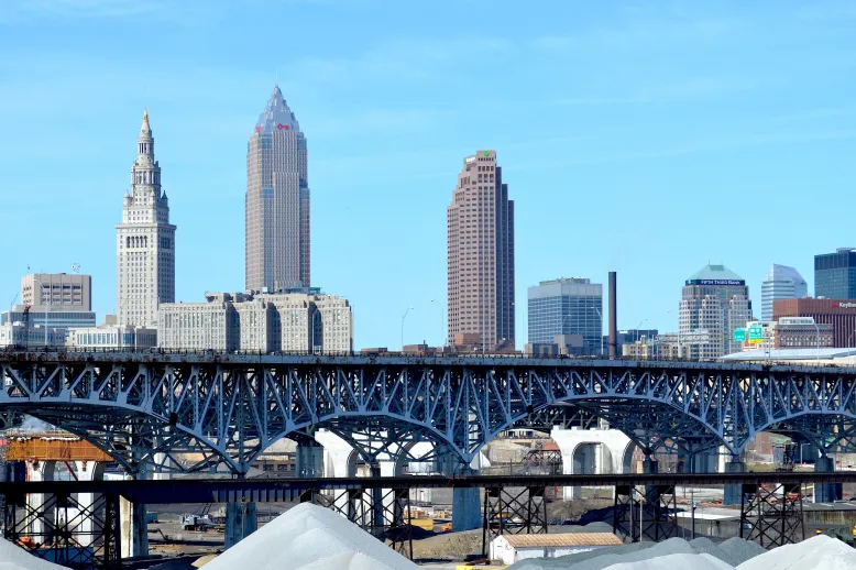 Downtown cleveland