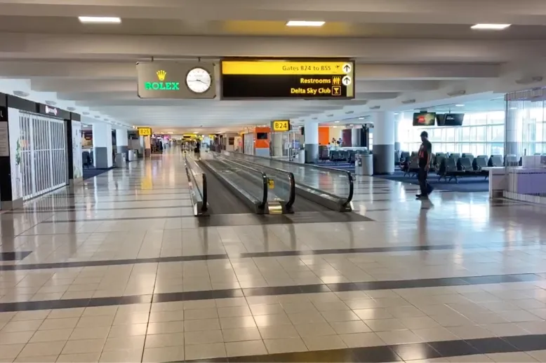LaGuardia Airport in NYC April 18, 2020