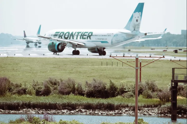 Frontier Airlines airplane