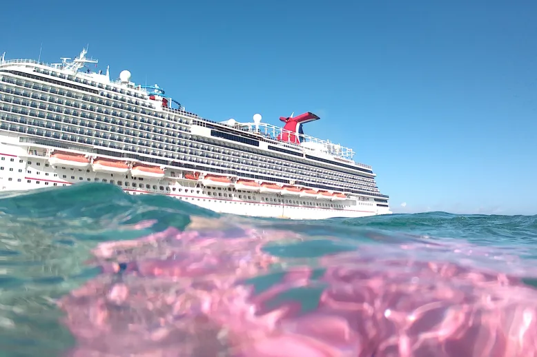 Carnival Cruise in ocean