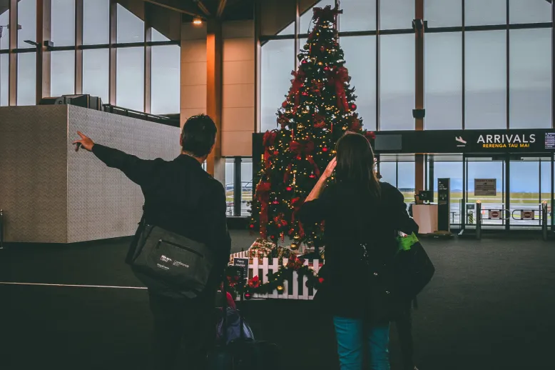 Holiday at airport