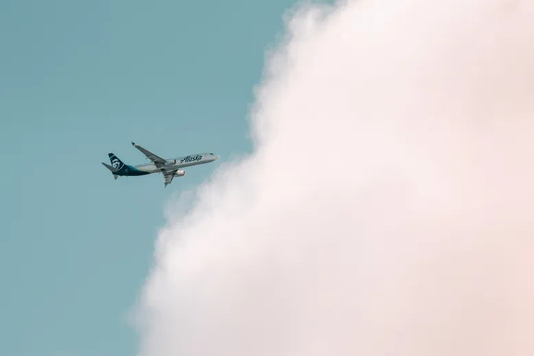 Plane in cloud