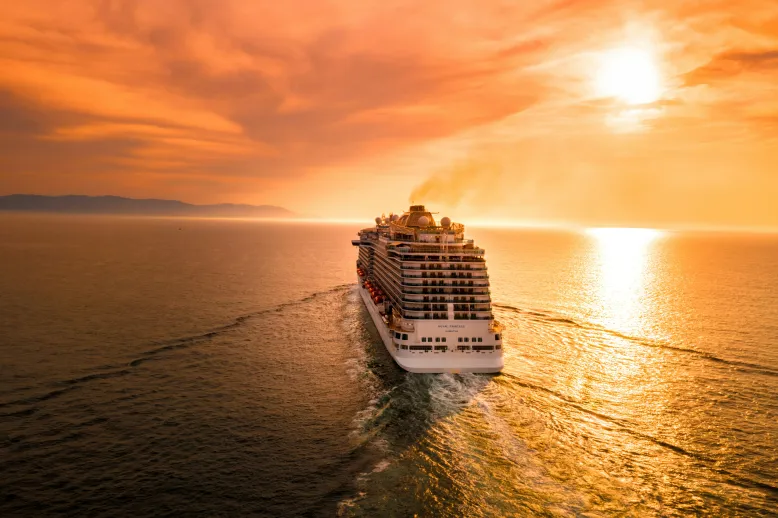 Cruise at sunset