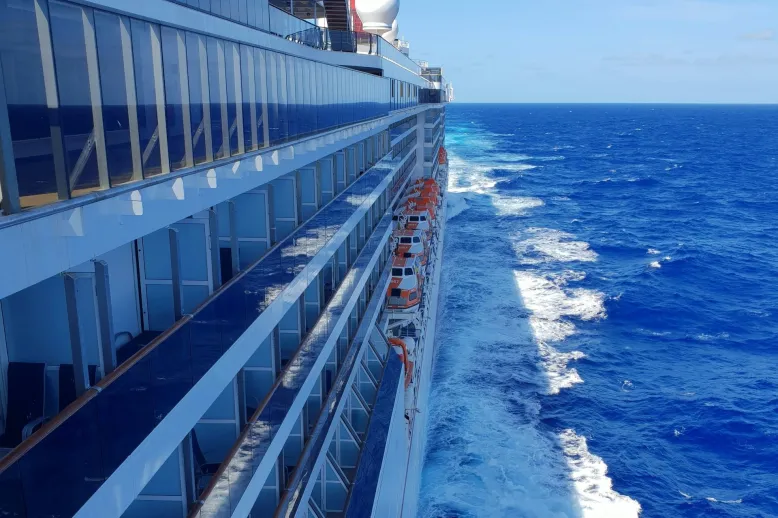 Side of ship