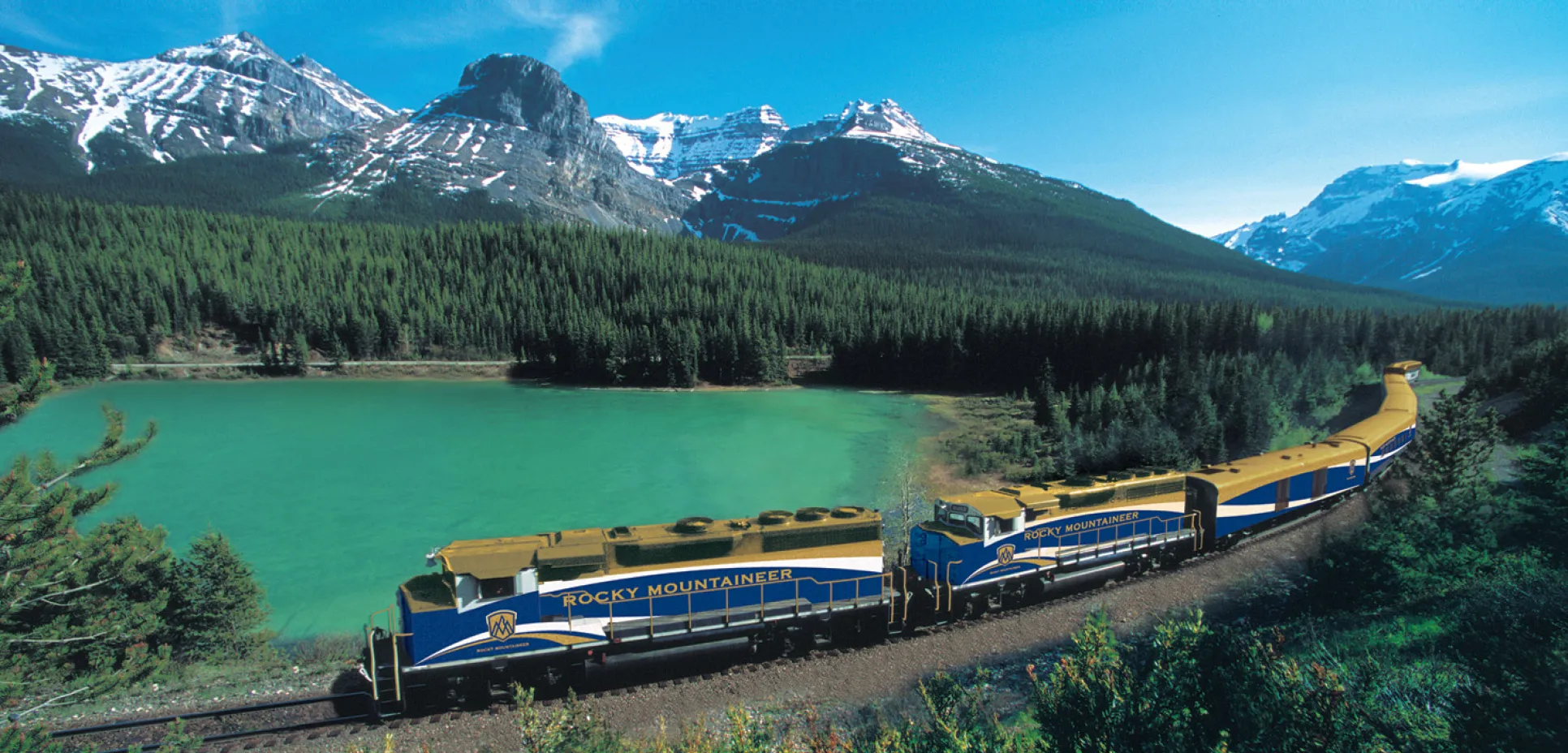Rocky mountaineer train