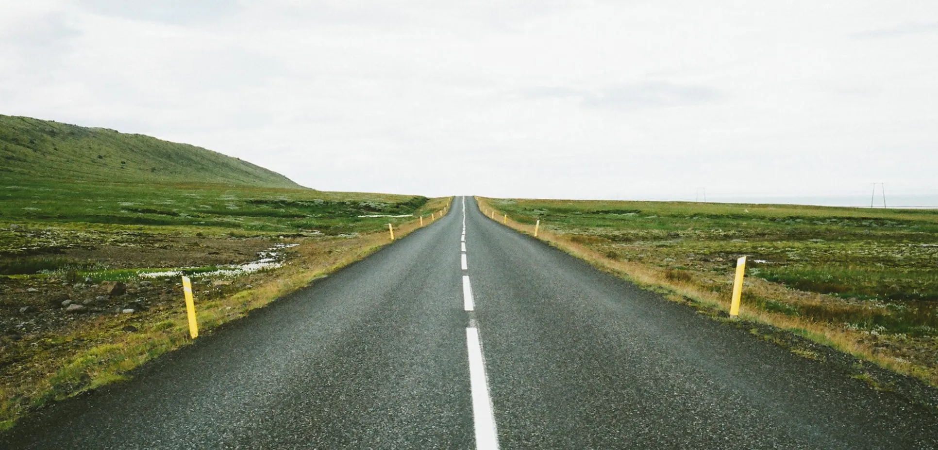 Road street endless straight