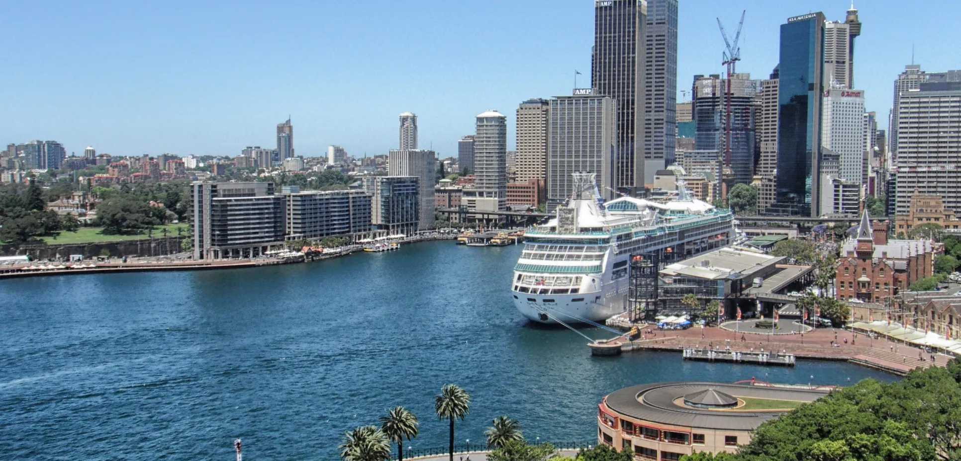 Cruise docked