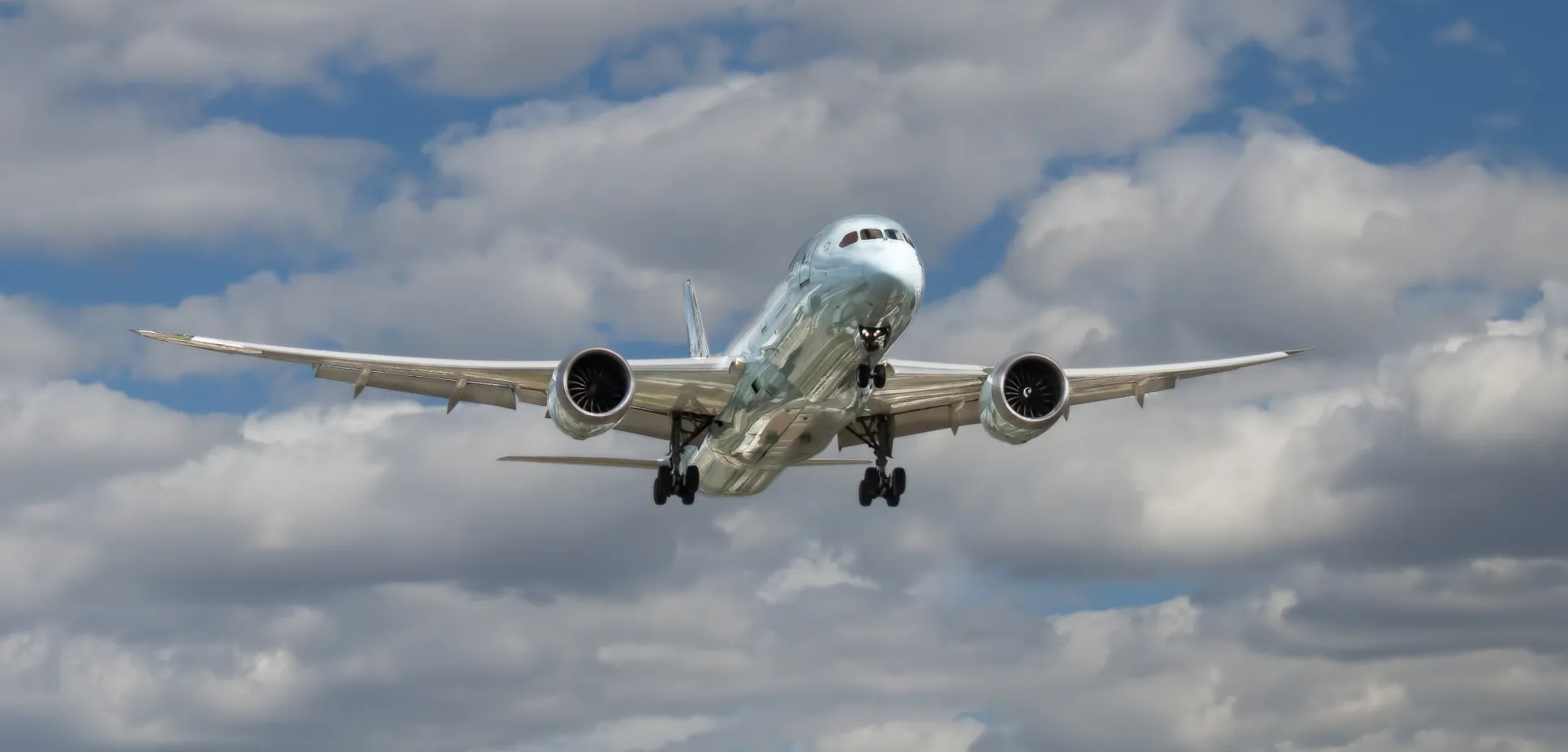 Plane flying