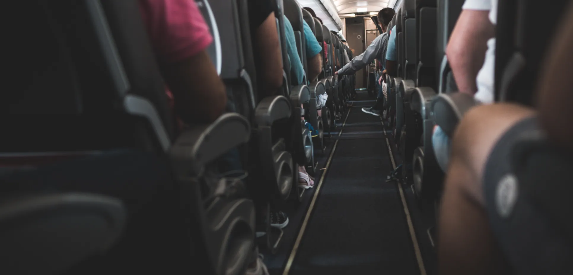 Airplane aisle