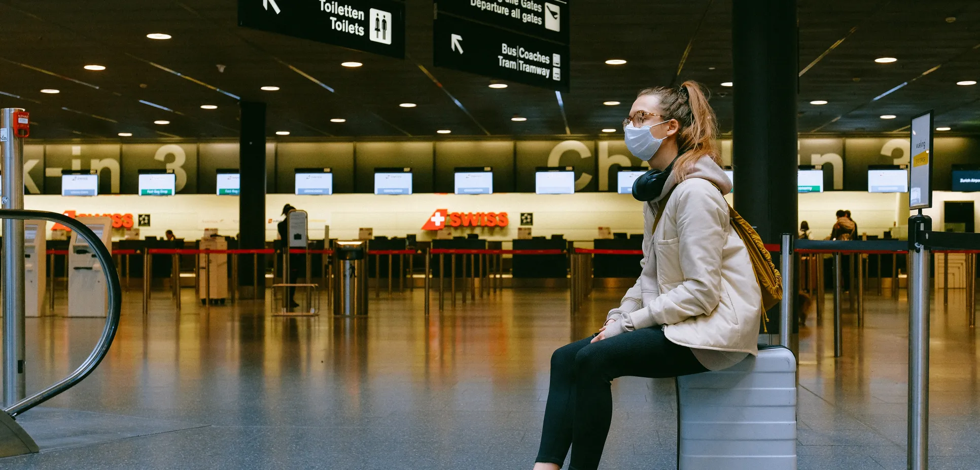 Masked traveler