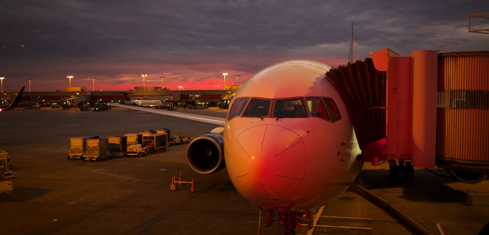 Plane at gate