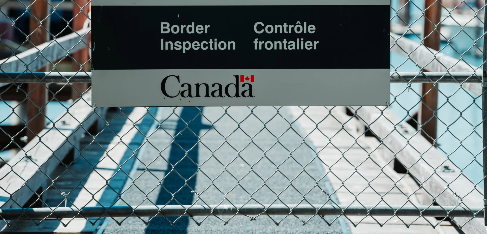 Canada Border Services Agency Border Inspection sign
