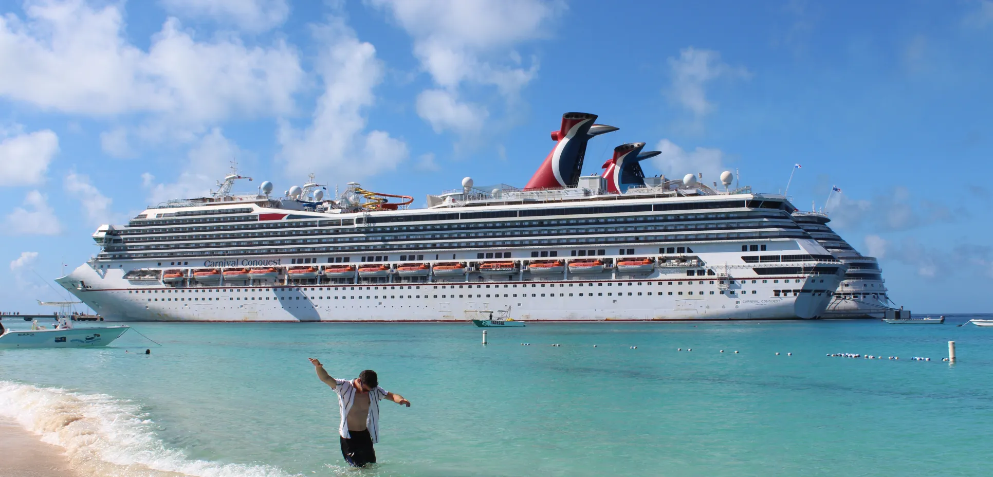 Carnival Cruise on beach