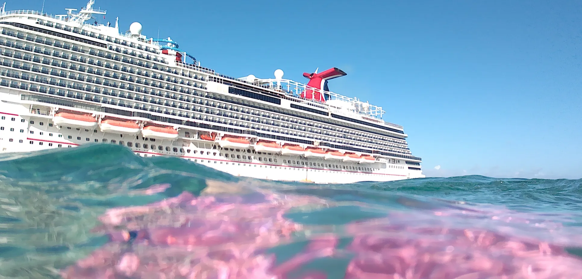 Carnival Cruise in ocean