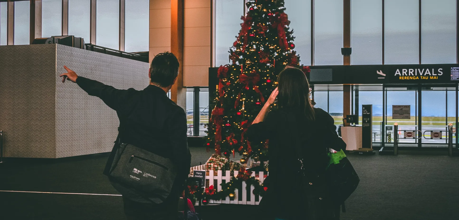Holiday at airport