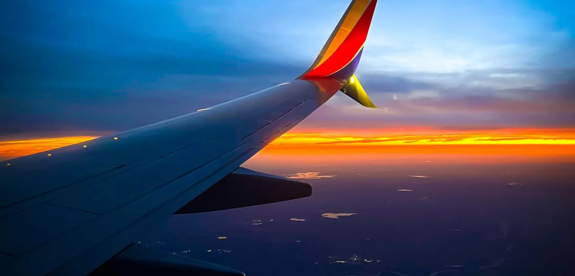 Southwest airplane wing