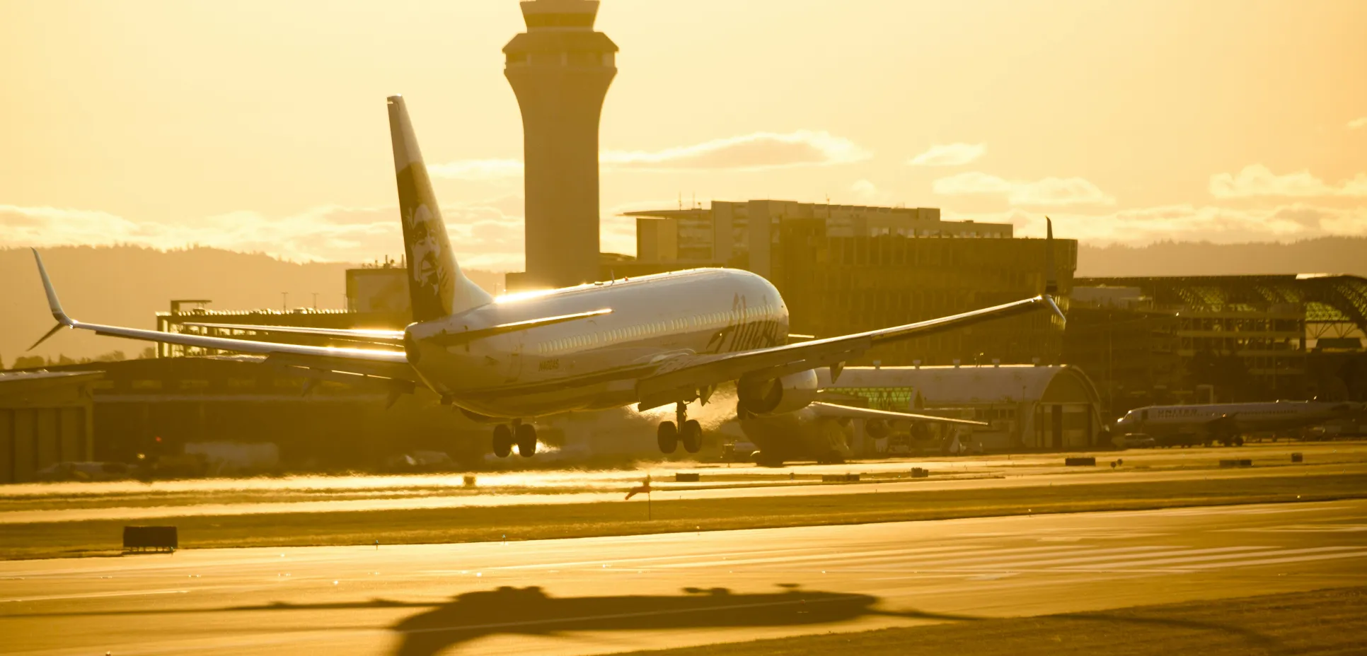 Plane landing
