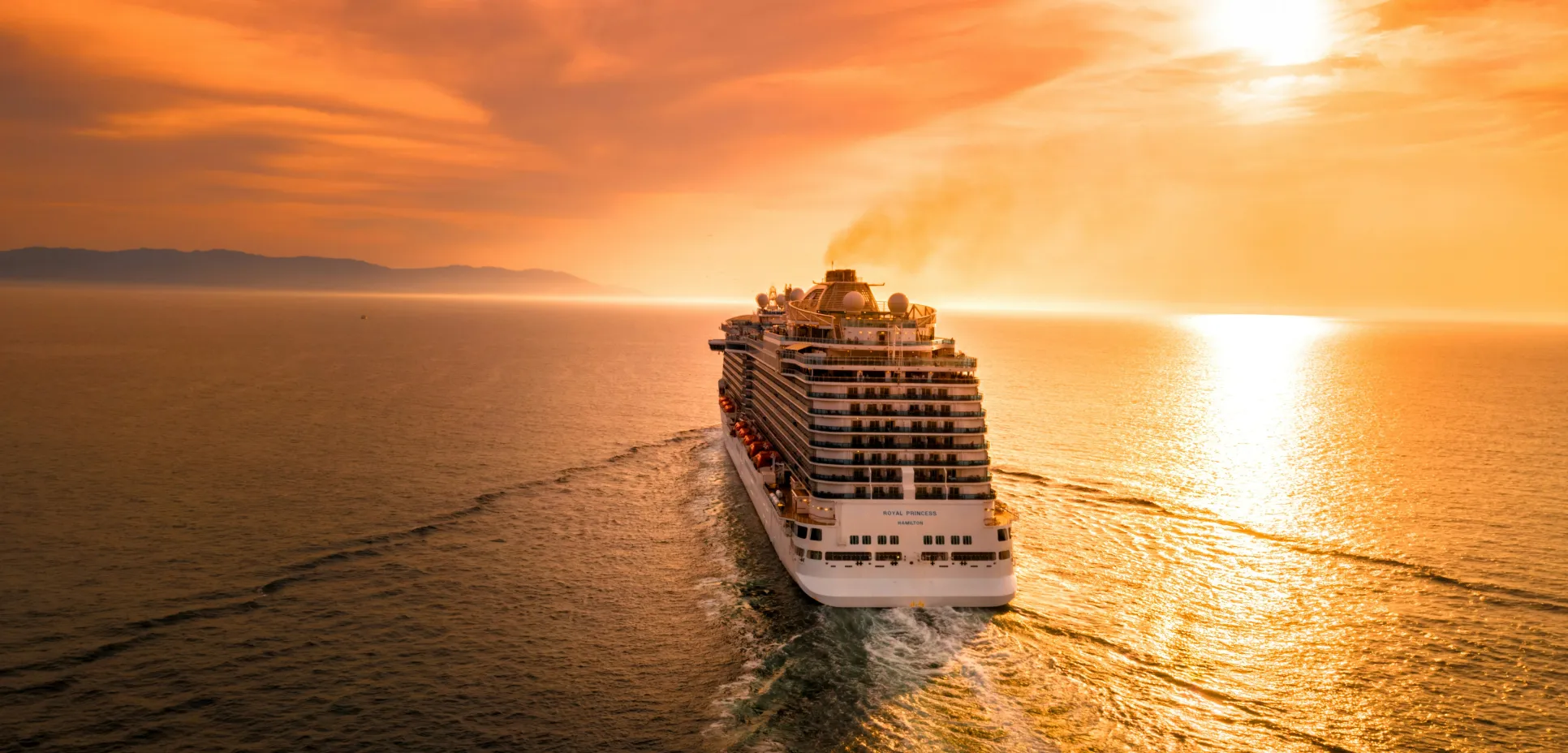 Cruise at sunset