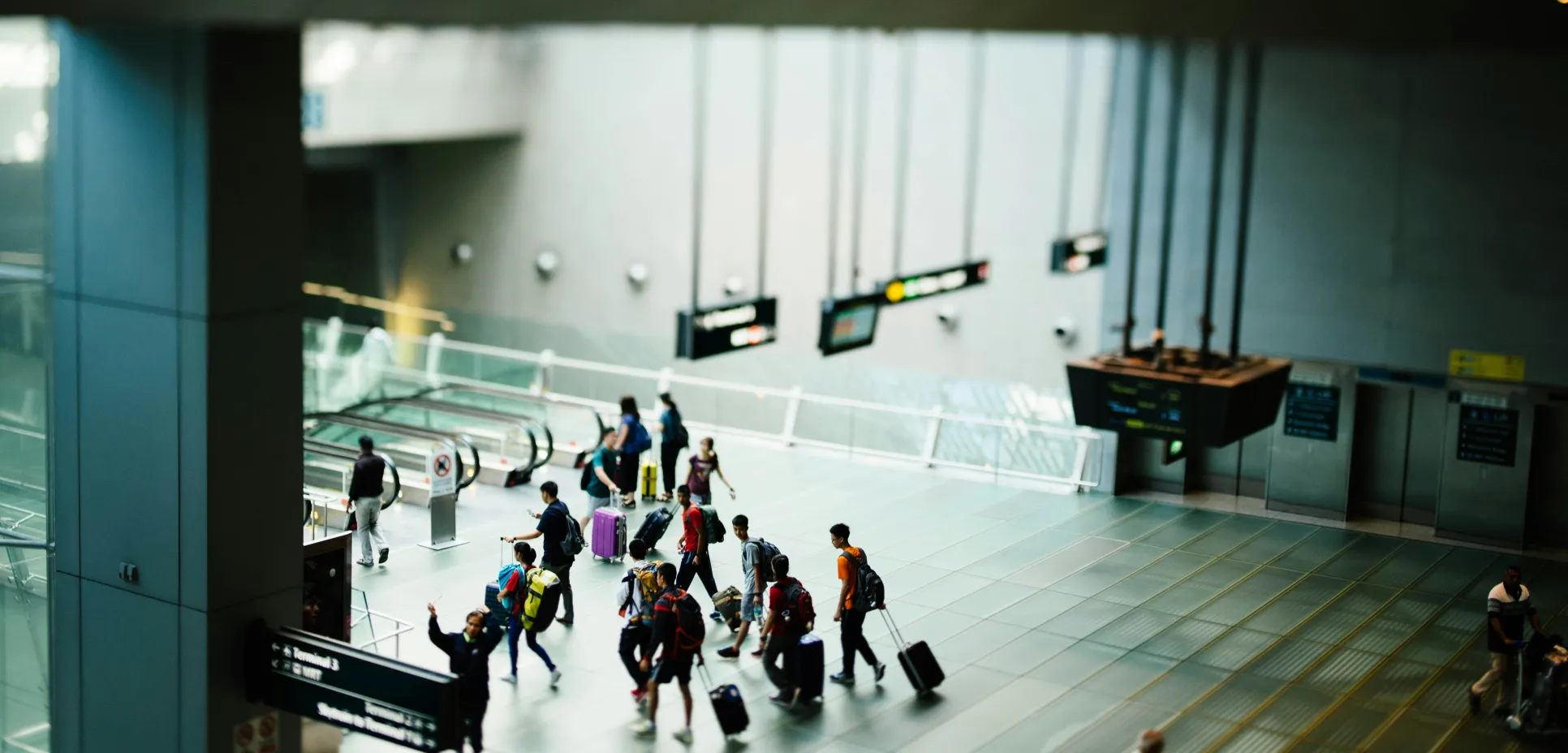 Airport travelers