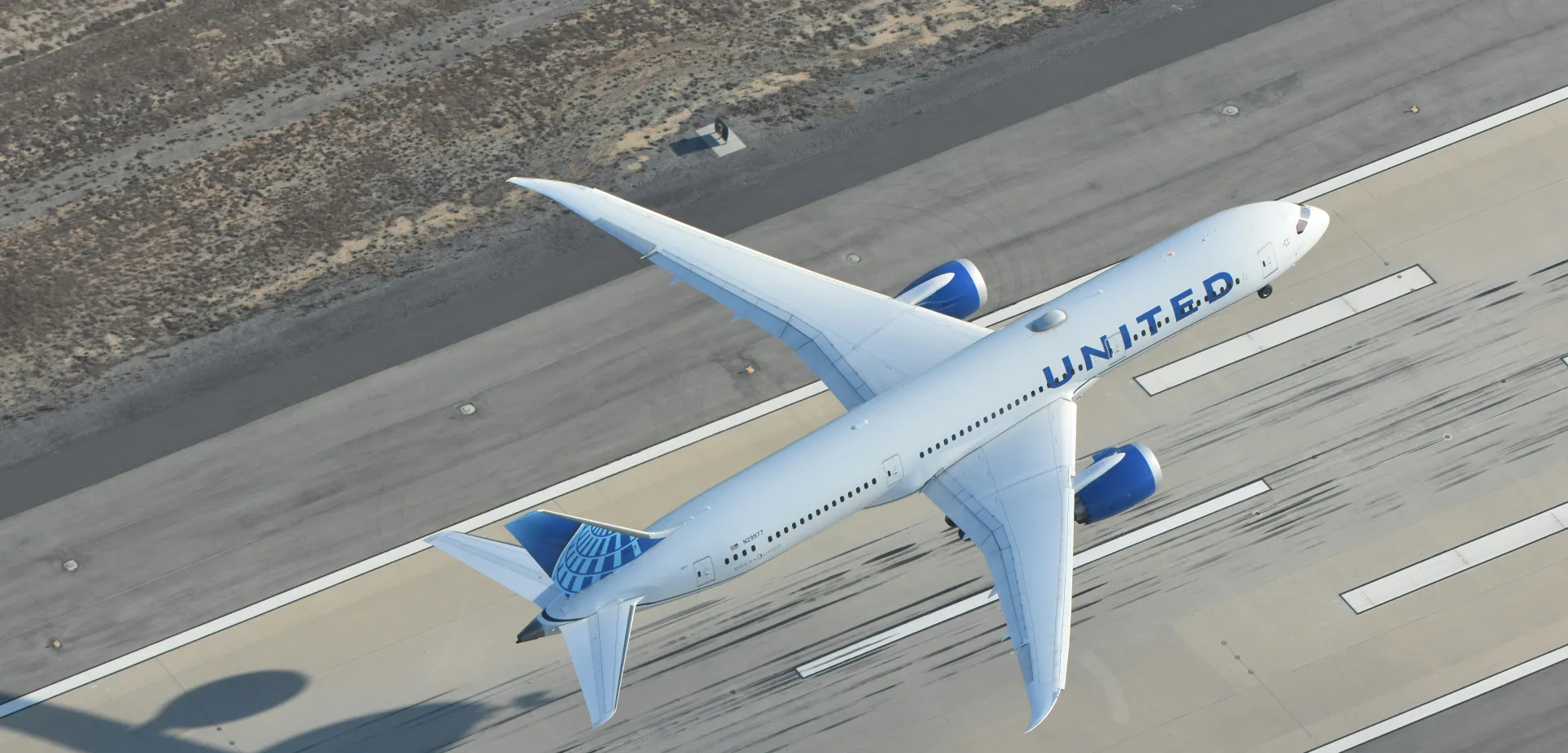 United takeoff