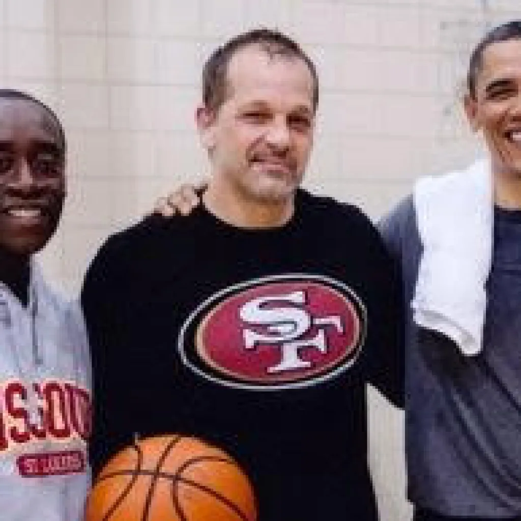 Hooping with the pres 2014